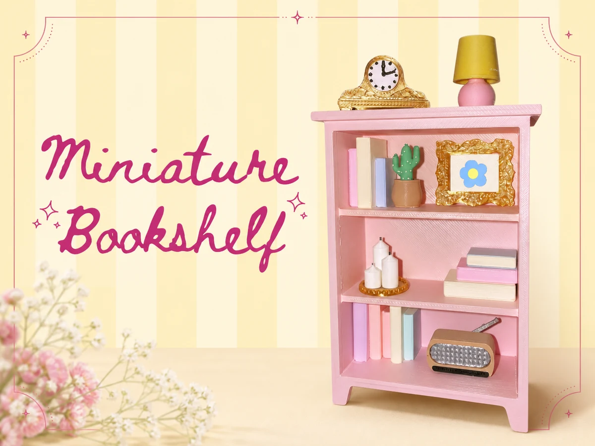 Miniature Bookshelves event artwork