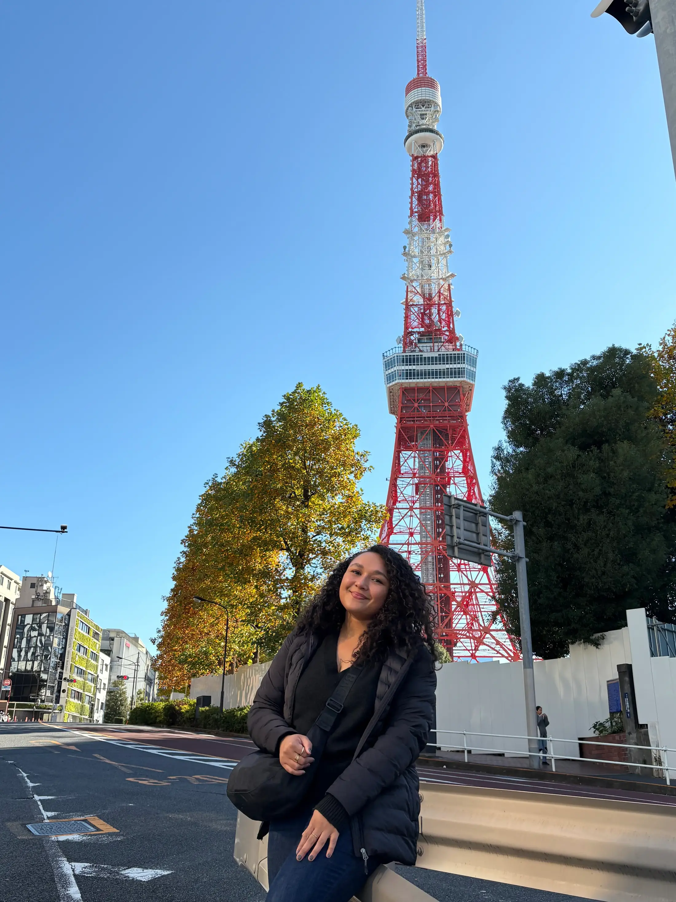 Yaz visiting Tokyo Tower